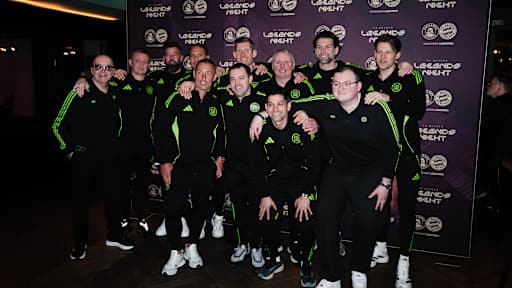 Teamfoto der Celtic FC Legends