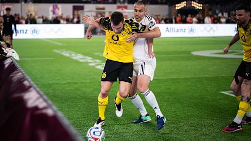 Spielszene aus dem Finale zwischen Borussia Dortmund und Real Madrid
