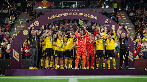 Siegerehrung beim FC Bayern Legends Cup 2026 im SAP Garden