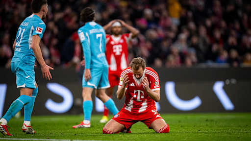 Harry Kane im Bundesliga-Spiel des FC Bayern gegen die TSG Hoffenheim