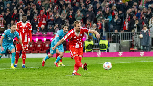 Harry Kane im Bundesliga-Spiel des FC Bayern gegen die TSG Hoffenheim