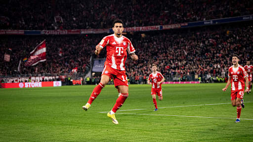 Luis Diaz im Bundesliga-Spiel des FC Bayern gegen die TSG Hoffenheim