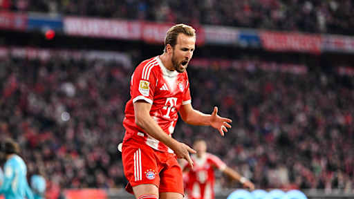 Harry Kane im Bundesliga-Spiel des FC Bayern gegen die TSG Hoffenheim