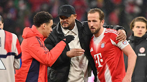 Vincent Kompany nach dem Spiel des FC Bayern gegen Eintracht Frankfurt