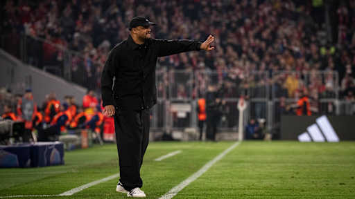 Vincent Kompany im Champions League-Heimspiel des FC Bayern gegen Atalanta Bergamo