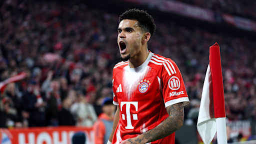 Luis Díaz im Champions League-Heimspiel des FC Bayern gegen Atalanta Bergamo