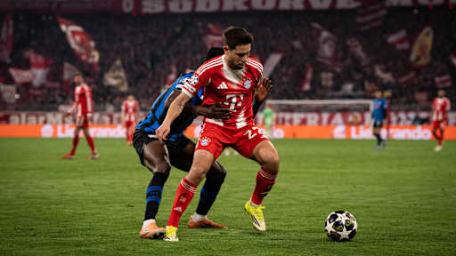 Raphaël Guerreiro im Champions League-Heimspiel des FC Bayern gegen Atalanta Bergamo