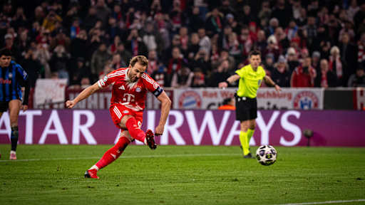 Harry Kane im Champions League-Heimspiel des FC Bayern gegen Atalanta Bergamo