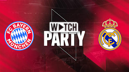 Eine Grafik des FC Bayern vor Real Madrid