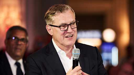 Jan-Christian Dreesen en el banquete