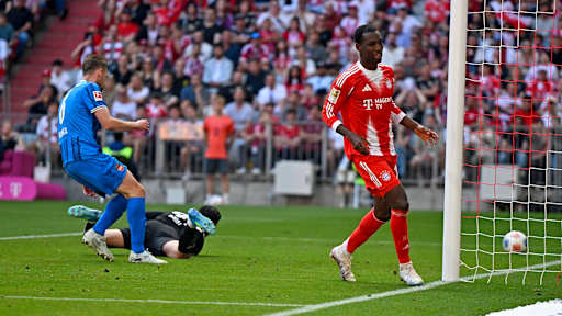 Nicolas Jackson verpasst den Ausgleichstreffer im Bundesliga-Spiel des FC Bayern gegen den 1. FC Heidenheim