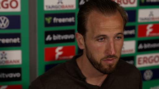 Harry Kane im Interview nach dem Pokalfinale 2026