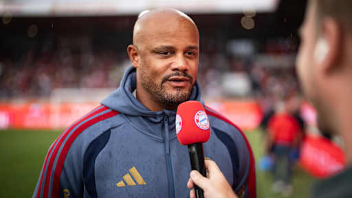 Vincent Kompany interviewed at Bayern's friendly at 1. FC Heidenheim