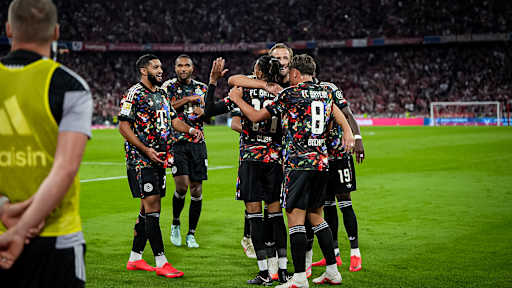 Ismael Saibari, Harry Kane, Michael Olise, Tom Bischof und Co. während des Bundesligaspiels zwischen dem FC Bayern und Union Berlin
