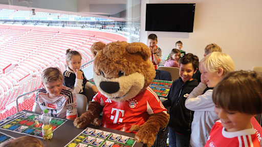 Match Attax-Event in der Allianz Arena.