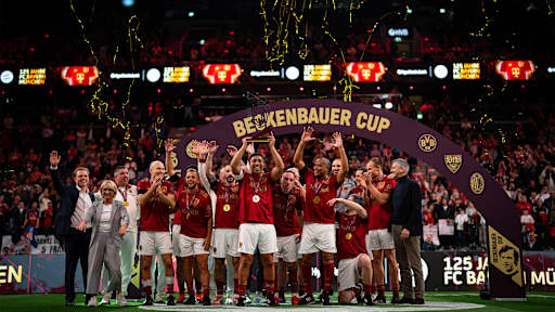 Siegerfoto FC Bayern Legends beim Beckenbauer Cup