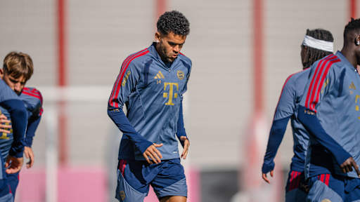 Luis Díaz im Abschlusstraining vor Augsburg
