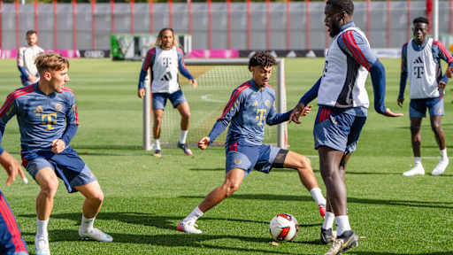 Nathaniel Brown im Abschlusstraining vor Augsburg