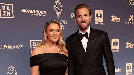 Harry Kane mit seiner Frau Katie bei der Ballon d'Or-Gala