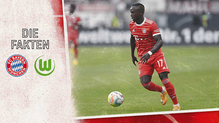 Zahlen und Fakten zum Bundesliga-Spiel FC Bayern gegen VfL Wolfsburg