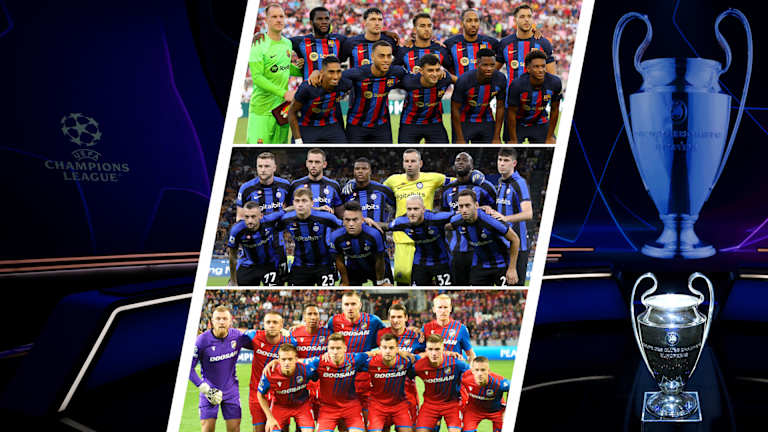 Bayern's Champions League- group stage opponents Barcelona, Inter, Plzen