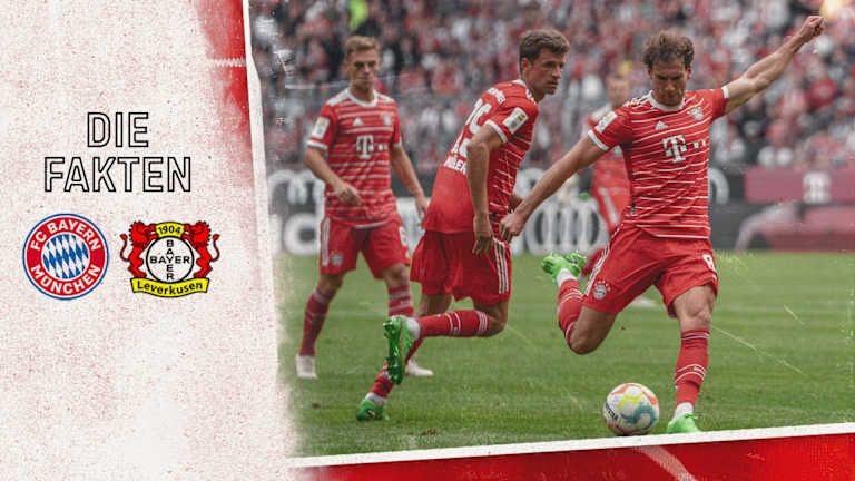 Zahlen und Fakten zum Bundesliga-Spiel FC Bayern - Bayer 04 Leverkusen