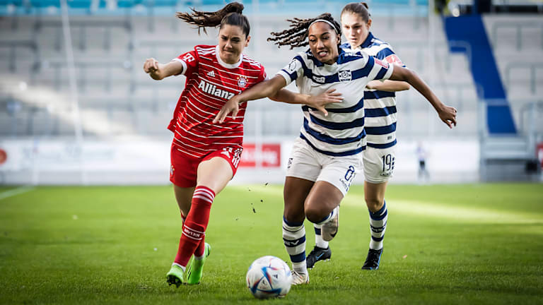 FC Bayern Frauen, Sarah Zadrazil, Zweikampf