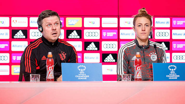 FC Bayern Women Alexander Straus and Carolin Simon
