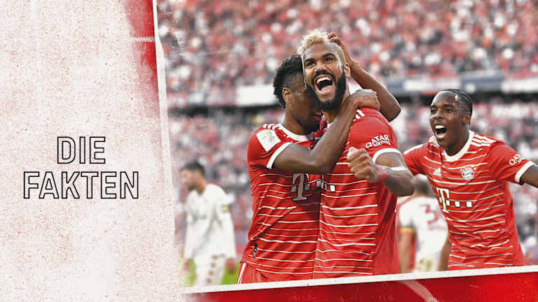 Zahlen und Fakten zum Bundesliga-Spiel FC Bayern - Eintracht Frankfurt