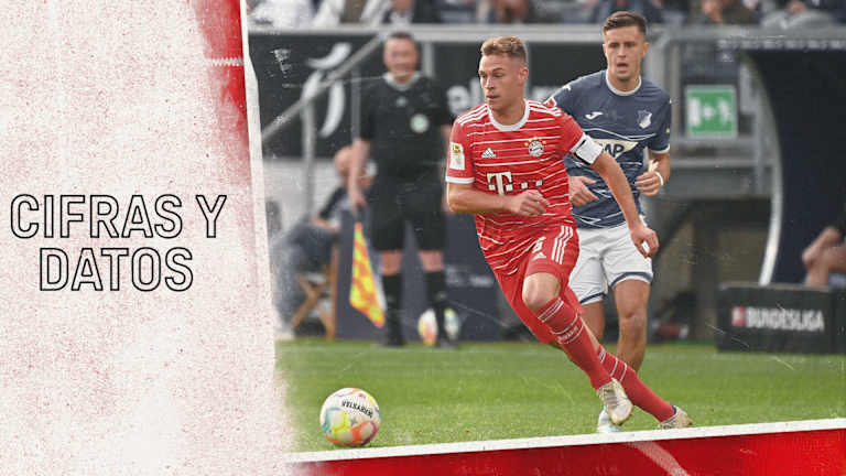 Cifras y datos partido Bundesliga FC Bayern - TSG 1899 Hoffenheim