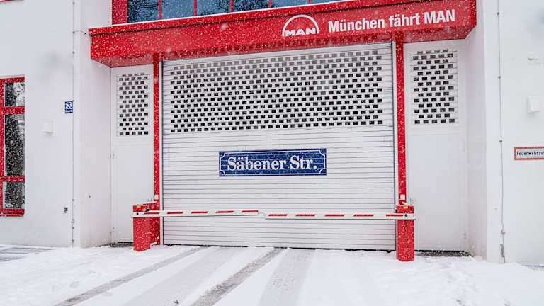 FC Bayern Säbener Straße snow