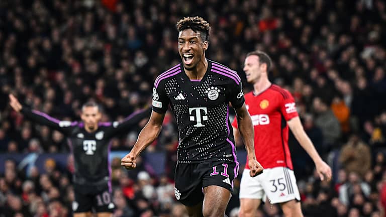 Spielszene aus dem Champions League-Spiel Manchester United gegen FC Bayern