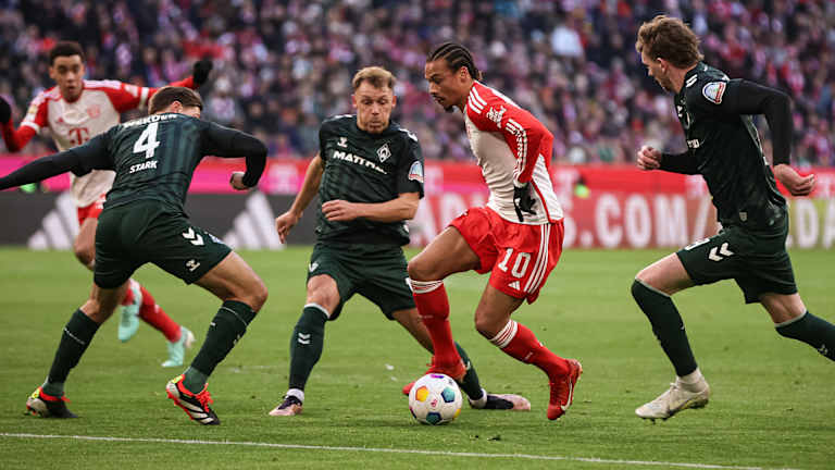 FC Bayern vs. Werder Bremen Bundesliga