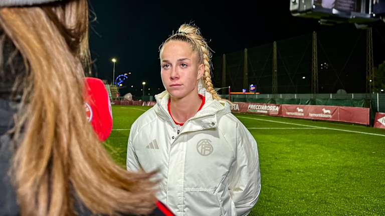 Giulia Gwinn der FC Bayern Frauen im Interview