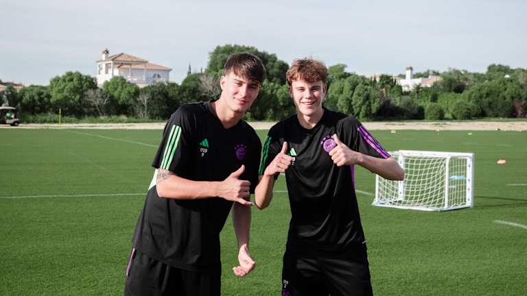 FC Bayern Amateure, Jonathan Asp Jensen und Javier Fernández