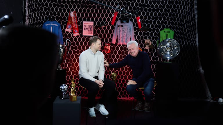 Sepp Maier und Manuel Neuer im Gespräch