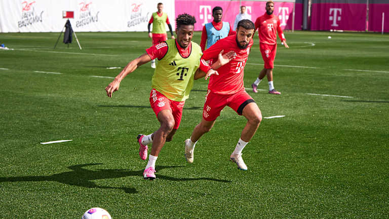 FC Bayern, Training, Coman, Mazraoui, Länderspielpause