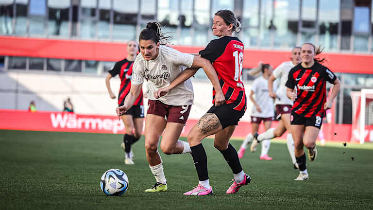 Jovana Damnjanović, FC Bayern Frauen im Pokalhalbfinale gegen Eintracht Frankfurt