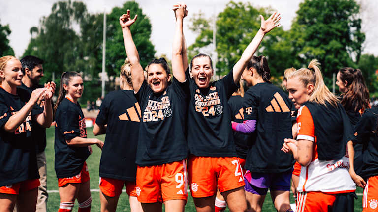 Behind the Scenes bei Meisterschaftsspiel der FC Bayern Frauen