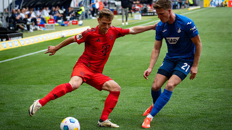 Spielszene aus der Bundesliga-Partie TSG Hoffenheim - FC Bayern