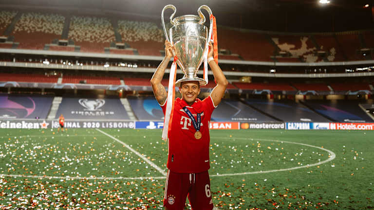 Thiago wins Champions League with Bayern