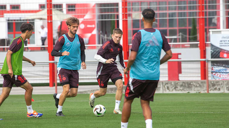 Training der FC Bayern Amateure.
