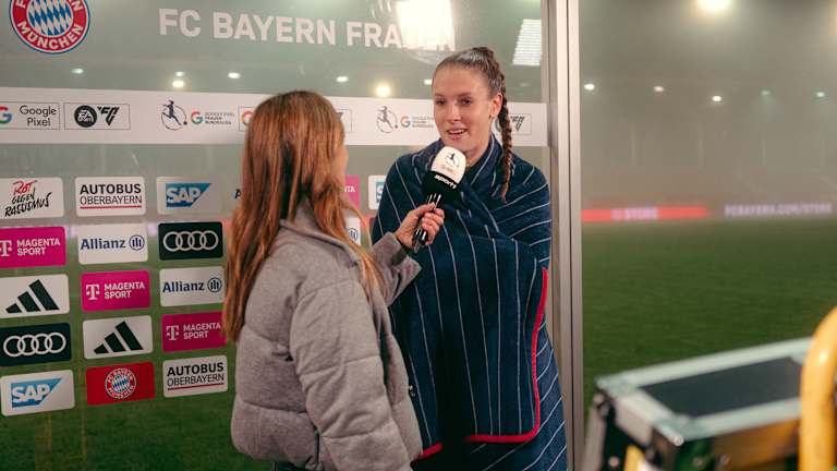 Ena Mahmutovic nach dem Spiel gegen Eintracht Frankfurt