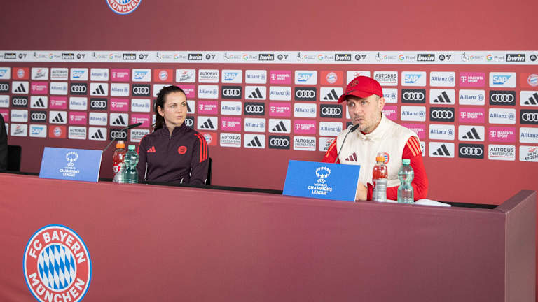 Tuva Hansen Alex Straus press conference FC Bayern Women
