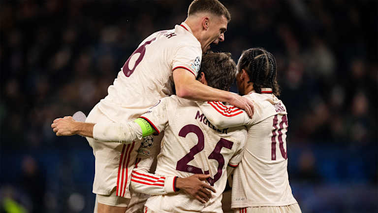 Jugada del partido de Champions League entre el Shakhtar Donetsk y el FC Bayern