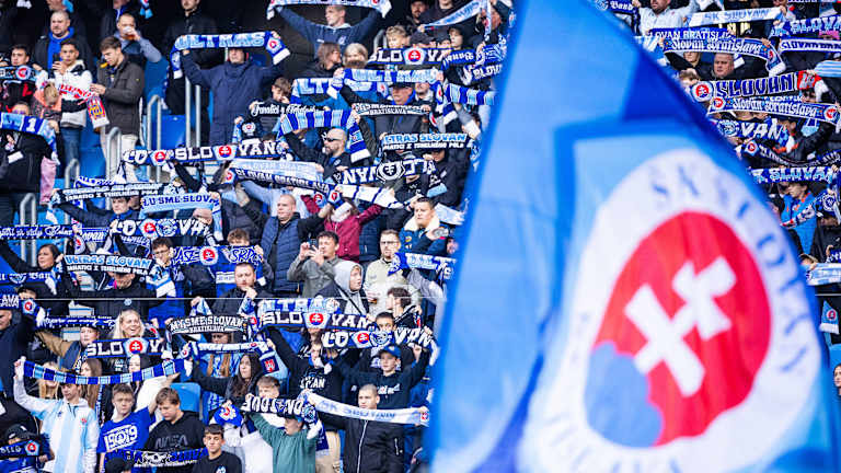 Fans des SK Slovan Bratislawa