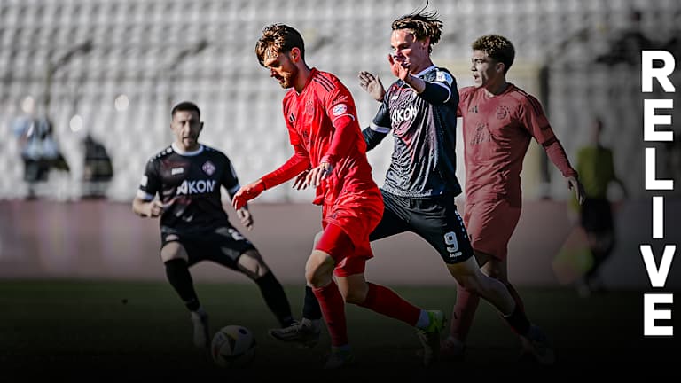 Luca Denk im Spiel der FC Bayern Amateure gegen die FC Würzburger Kickers