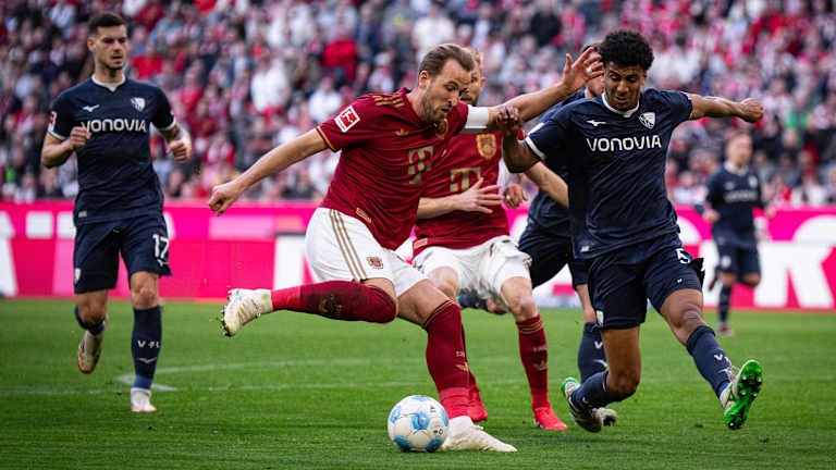 Spielszene aus dem Bundesliga-Spiel FC Bayern vs. VfL Bochum