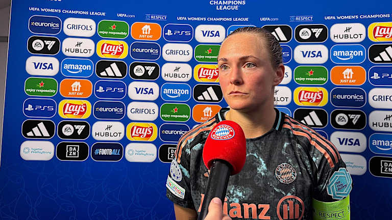 Magdalena Eriksson nach dem Rückspiel im UWCL-Viertelfinale bei Lyon im Interview.
