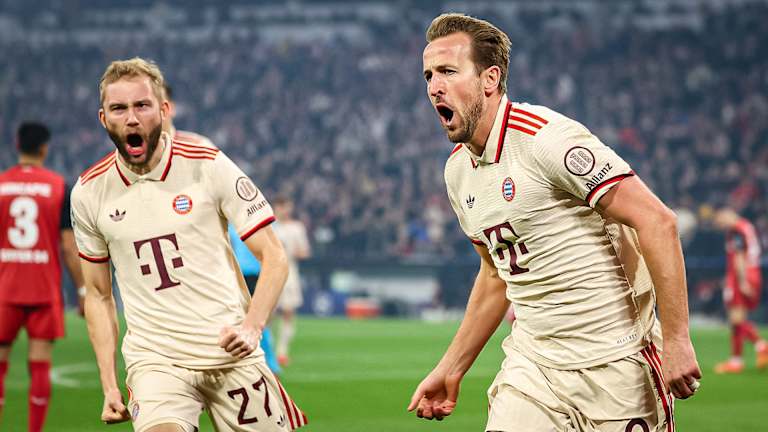 Harry Kane ist Schütze des FC Bayern Tor des Monats März 2025